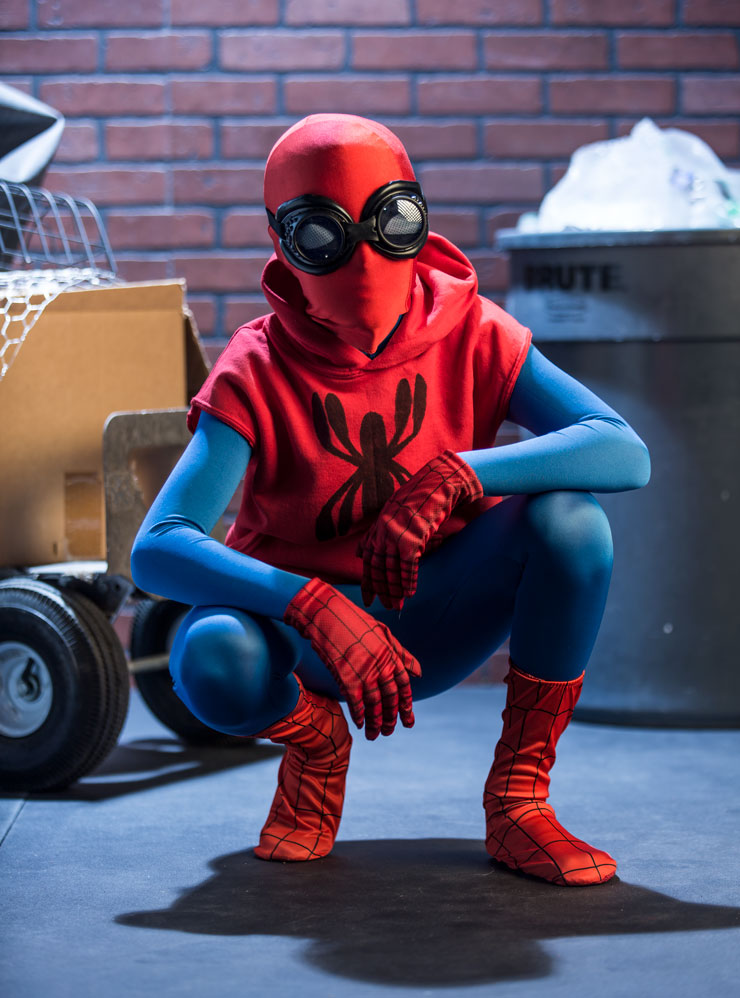 spider man homecoming homemade suit goggles